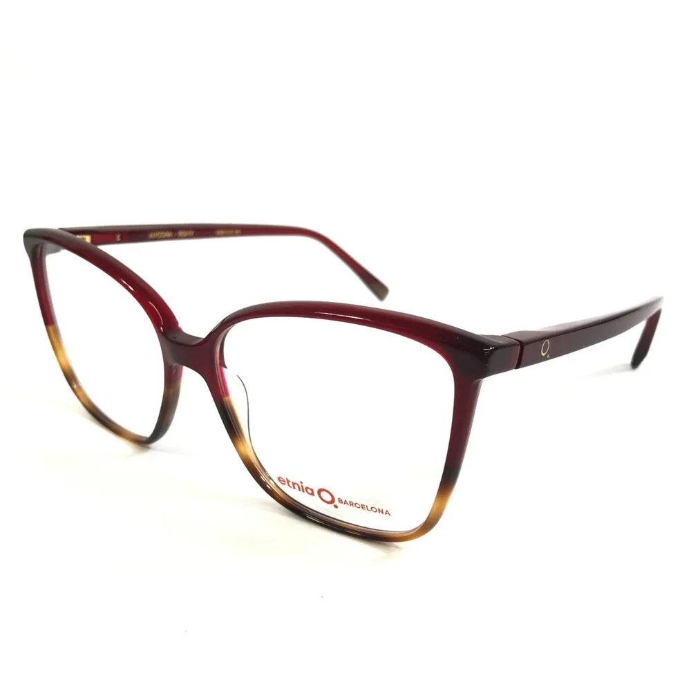 Etnia Barcelona Eyeglasses Frames ANCORA RDHV Red Havana Full Rim 56-14-145